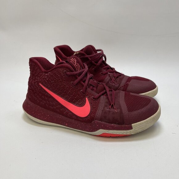 Nike Kyrie 3 Team Red / Hot Punch 2016 Basketball Shoes 859466-681 Size 6.5Y - Picture 1 of 16